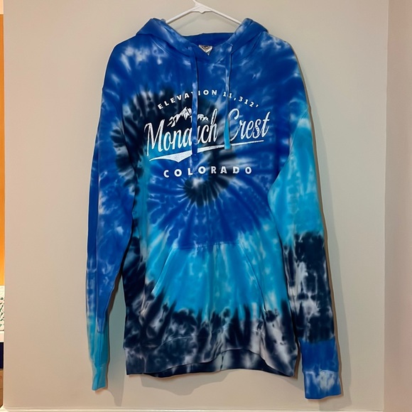 Ocean Beach Company Other - Blue Tie-Dye Monarch Crest Colorado Hoodie